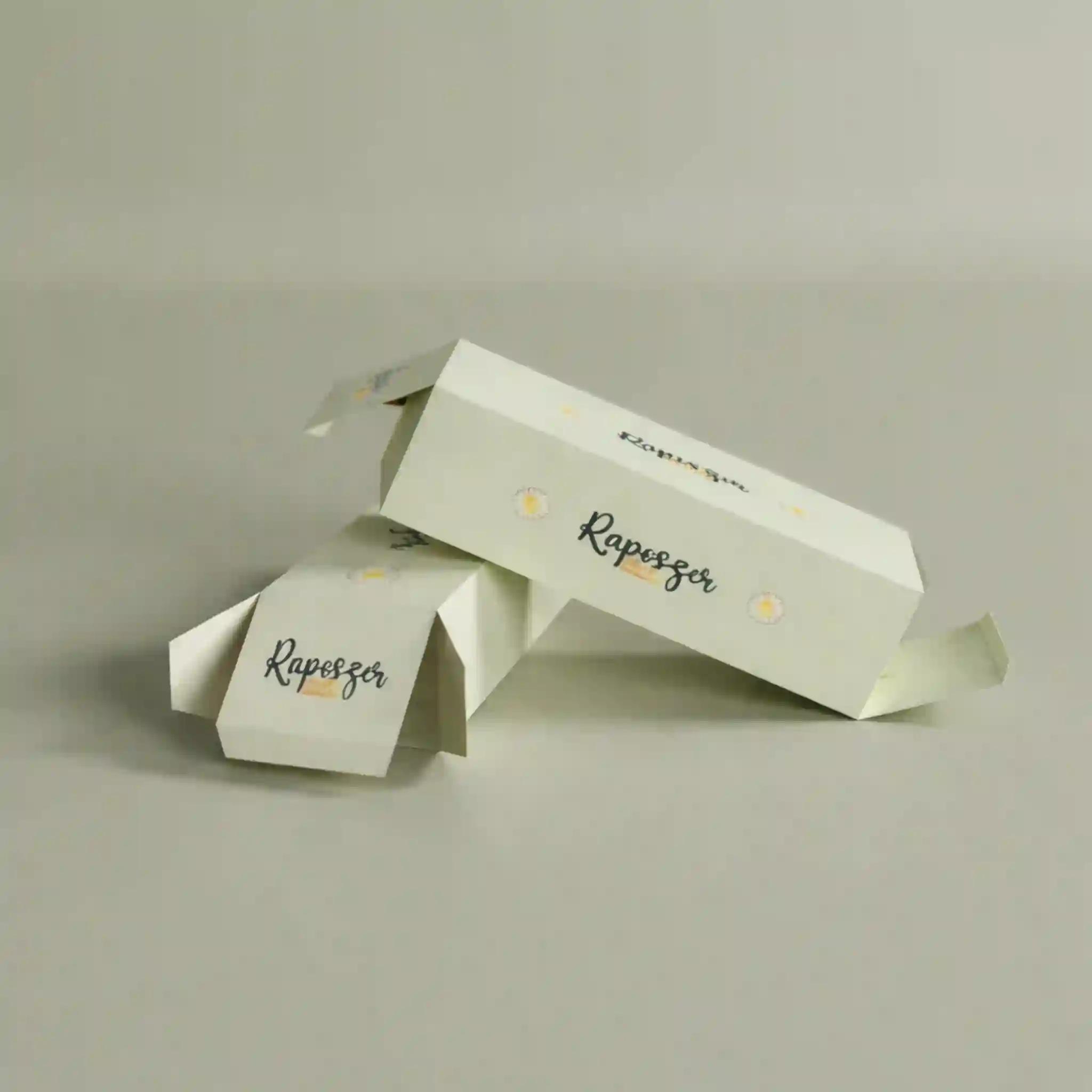 Custom reverse tuck end box packaging