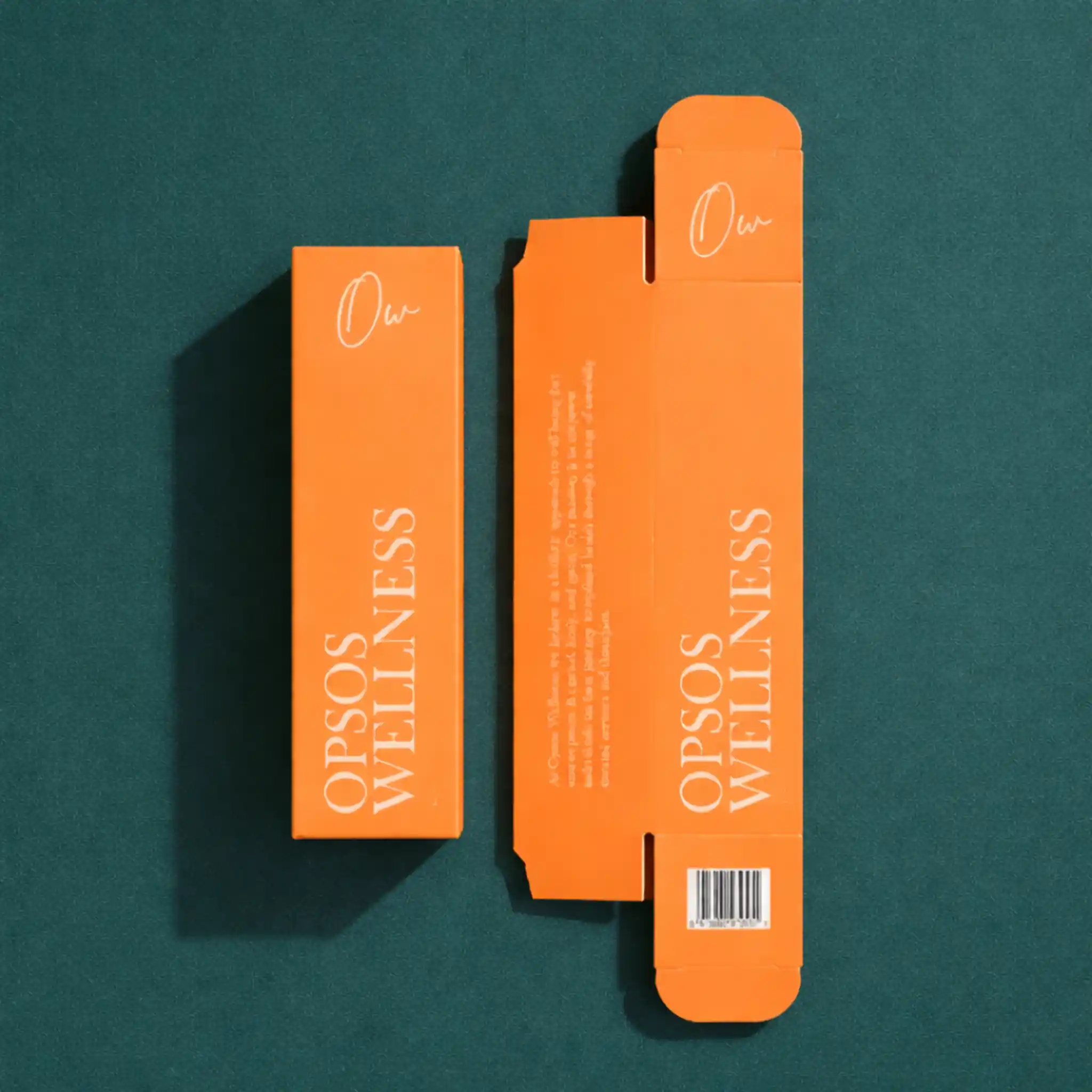 Custom straight tuck end box packaging