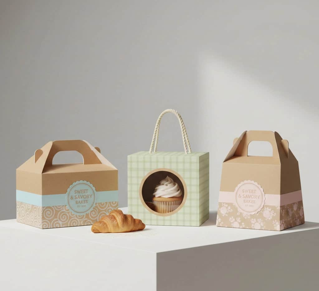 Tuck boxes for bakery items