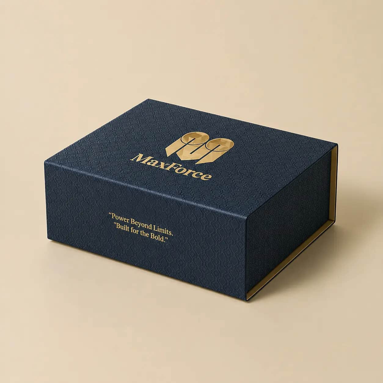Custom light yellow collapsible rigid box packaging by Pack Arrow