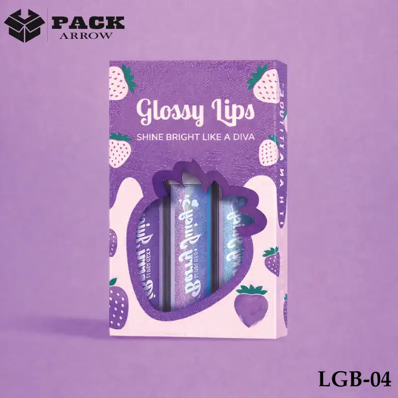 Cosmetic Lip Gloss Boxes