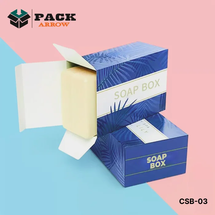 Luxury Tuck End Soap Packaging Box - Custom Printed Design
